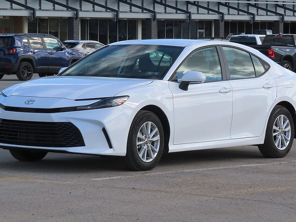 Toyota Camry, representative vehicle; or similar may be supplied