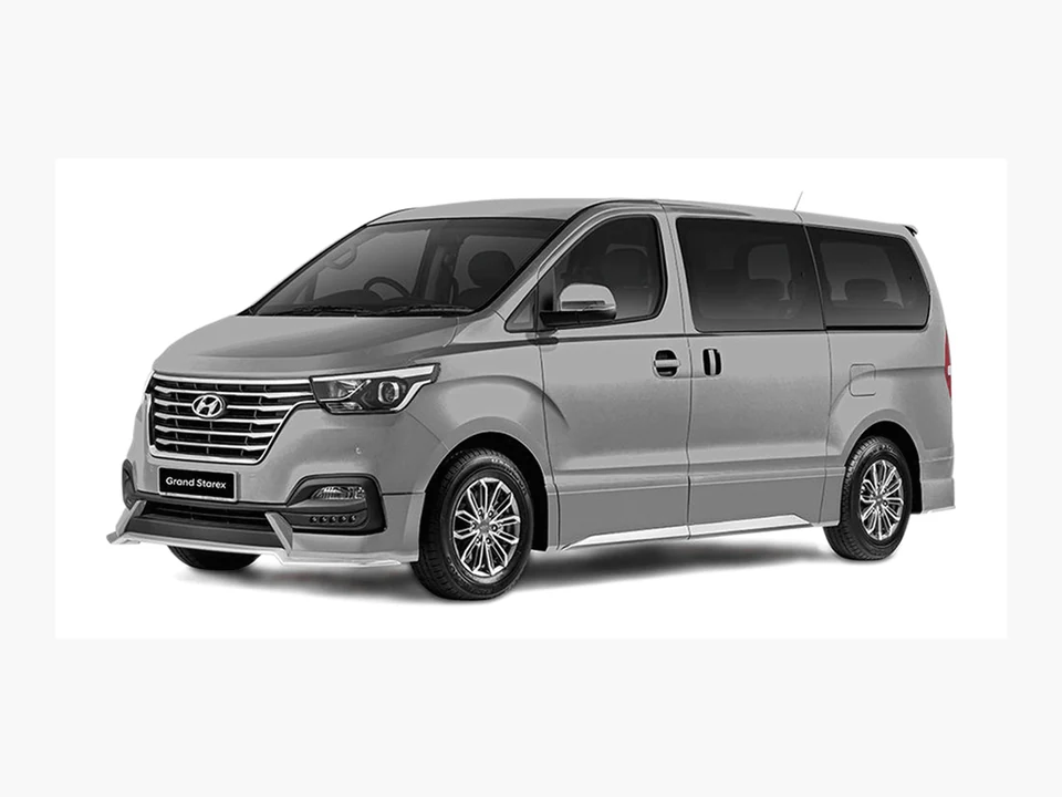 Hyundai Starex, representative vehicle; or similar may be supplied